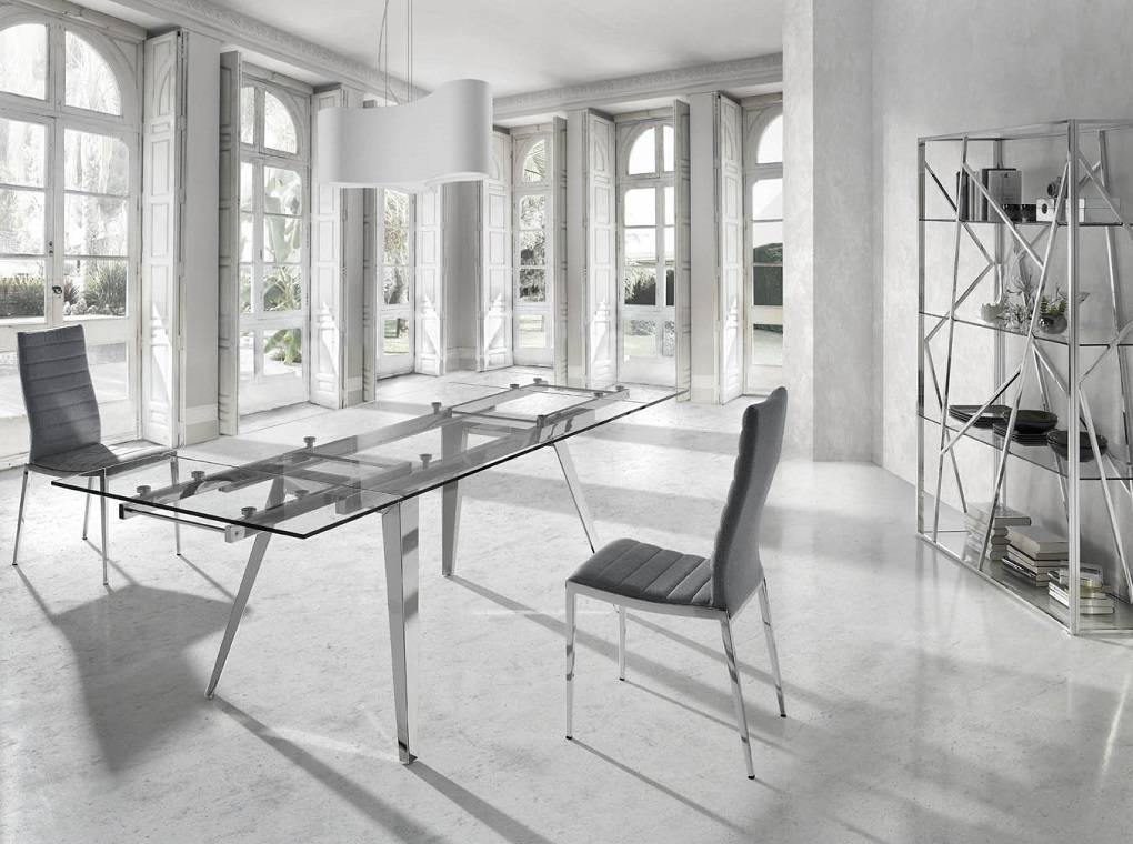 Bookshelves in stainless steel frame with tempered glass shelves Bookshelves in stainless steel frame with tempered glass shelves