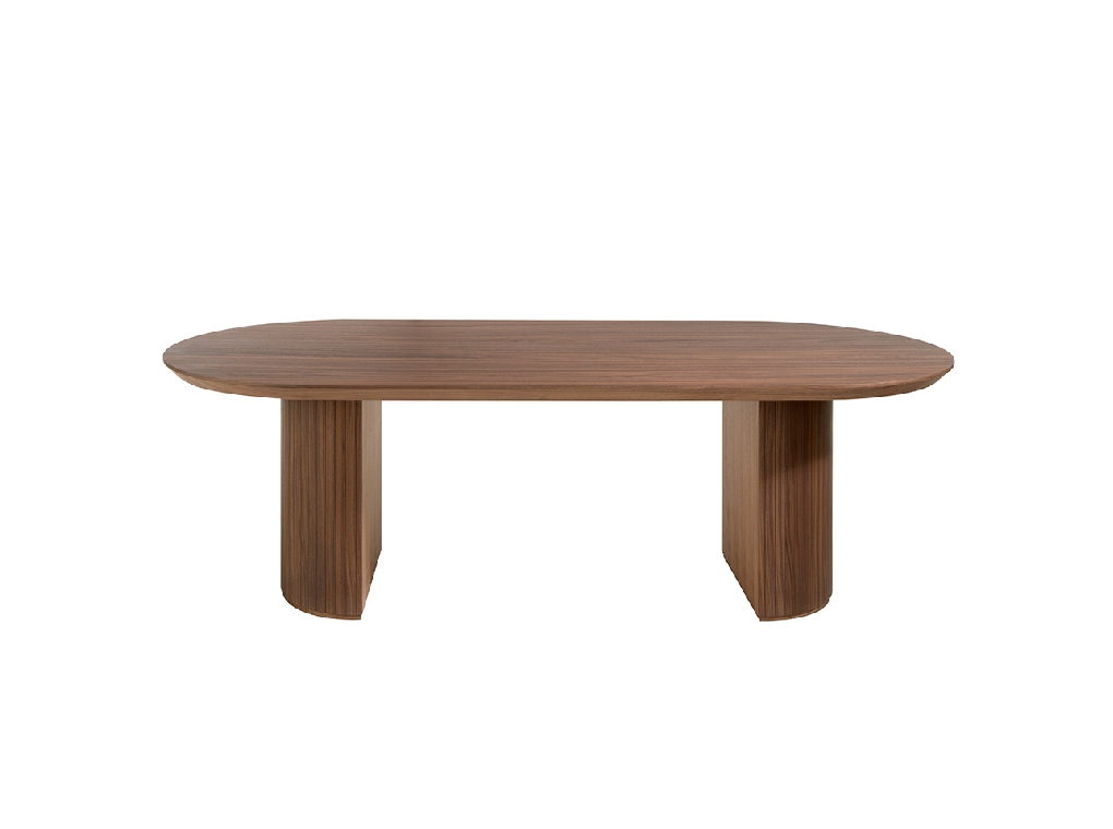 Dining table in walnut wood