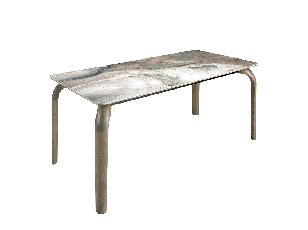 Обеденный стол прямоугольная фарфоровый мрамор