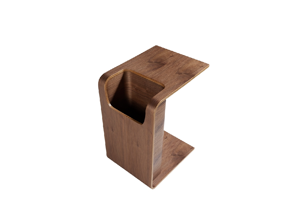 Mesa rincón rectangular madera nogal