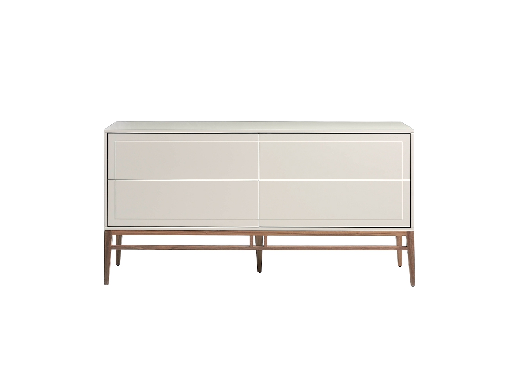 Niebla Holz Sideboard und Walnussholz Beine