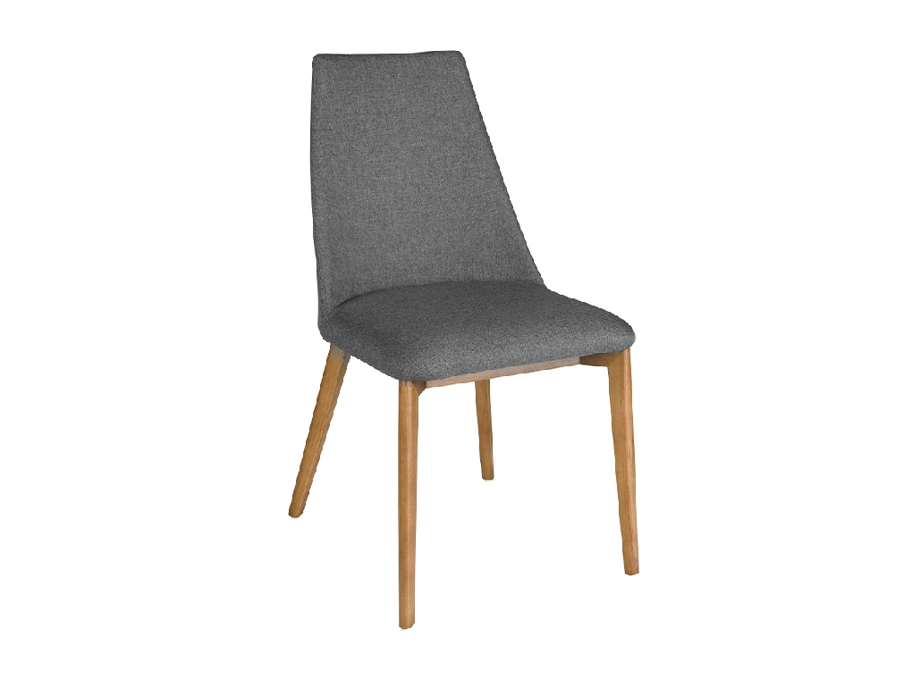 Dark grey fabric chair