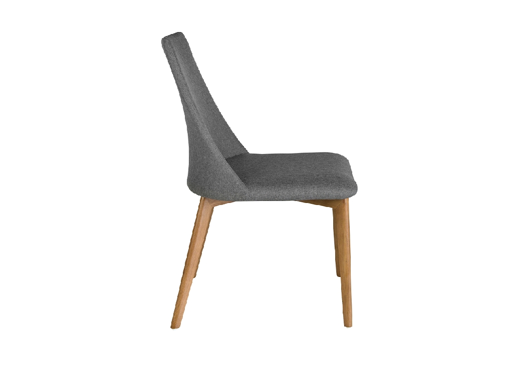 Dark grey fabric chair