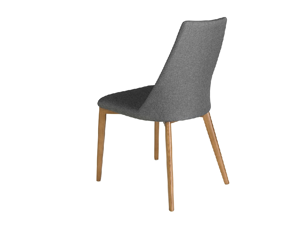 Dark grey fabric chair