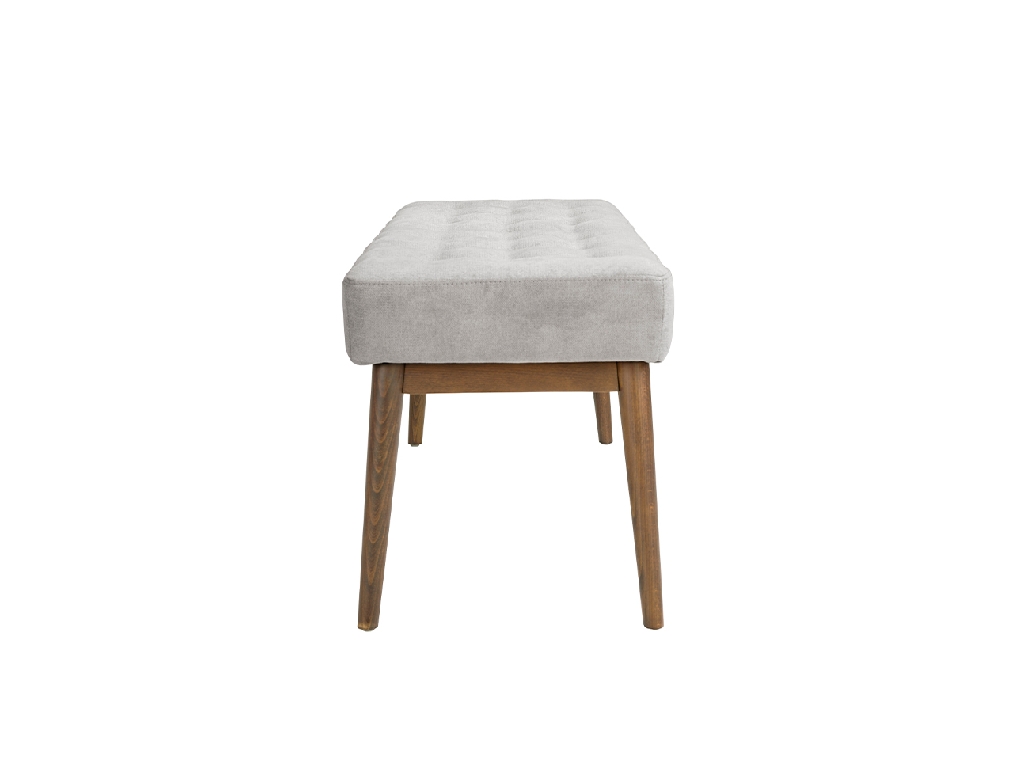 Tabouret en tissu gris foncé