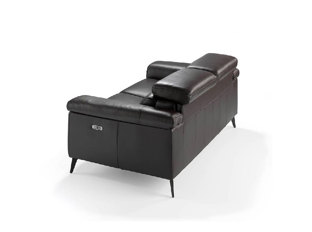 2 seater upholstered leather sofa with relax mechanisms 2 seater upholstered leather sofa with relax mechanisms