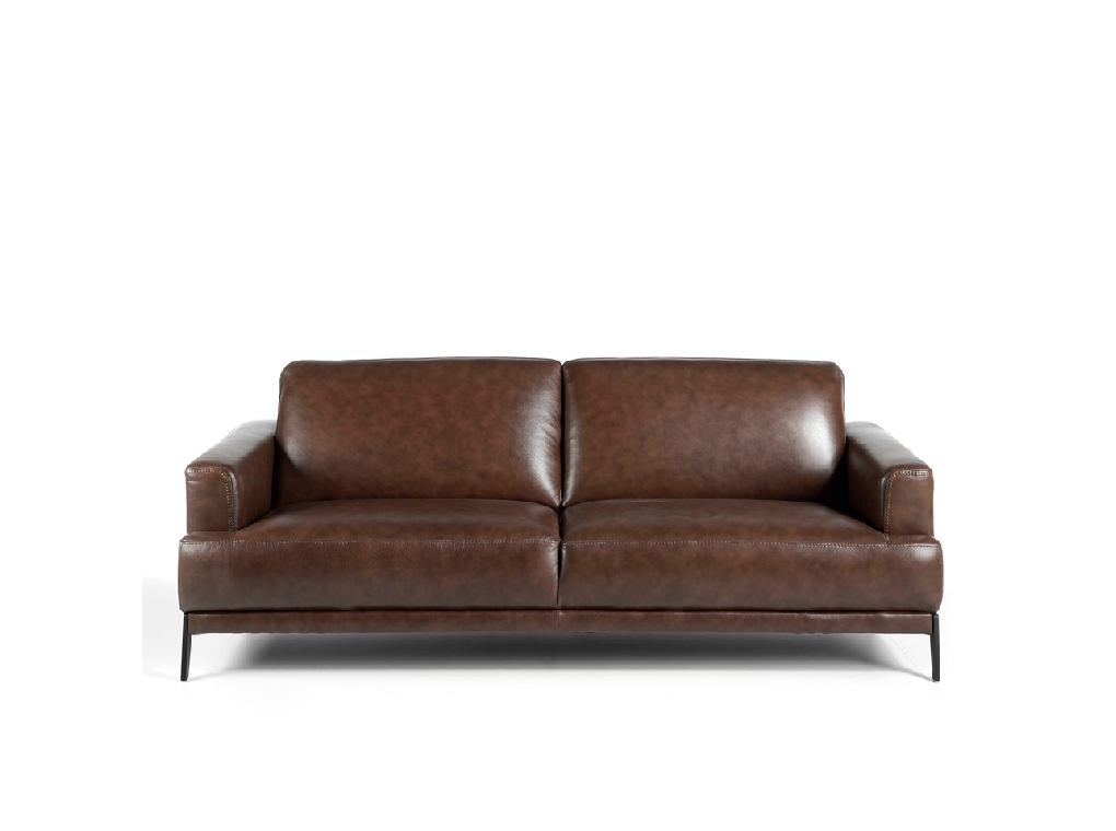 3 seat sofa upholstered in 2mm thick leather 3 seat sofa upholstered in 2mm thick leather