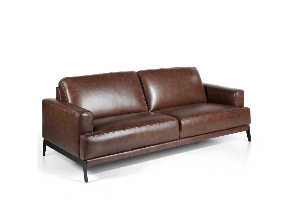 3 seat sofa upholstered in 2mm thick leather 3 seat sofa upholstered in 2mm thick leather