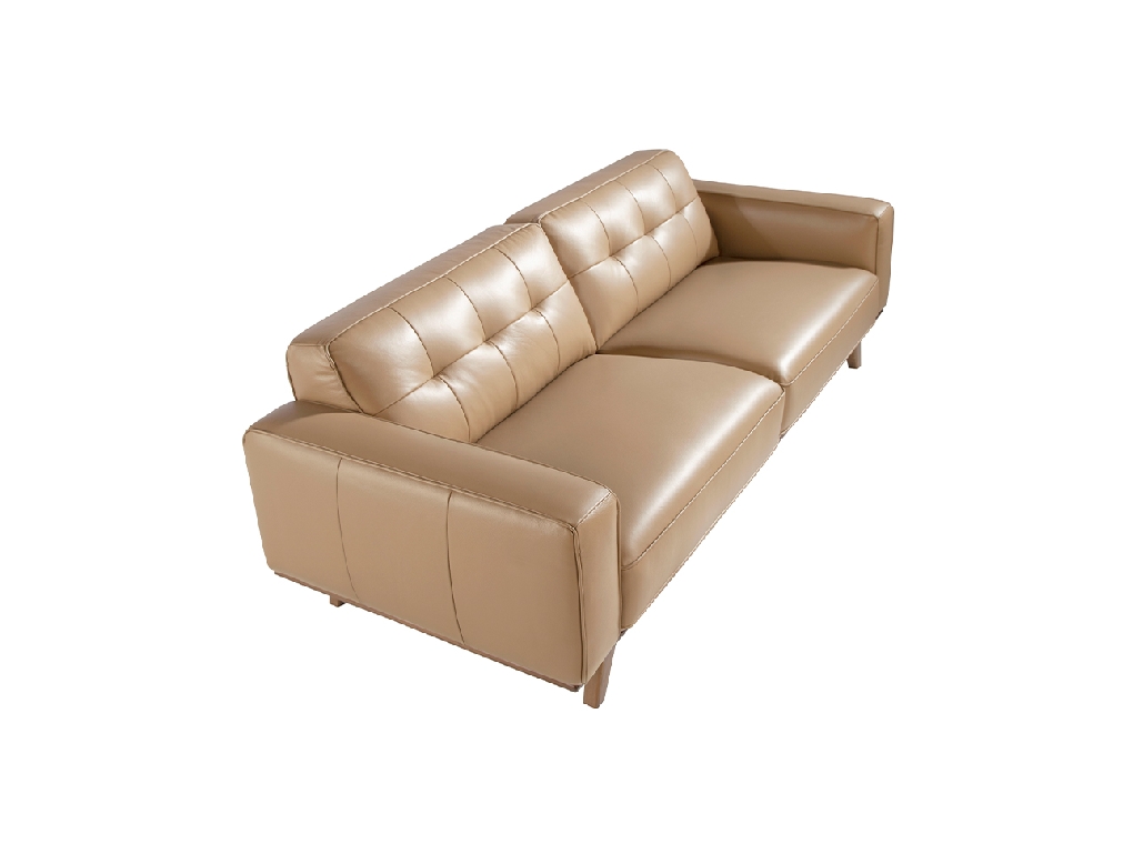 3 seater sofa upholstered in capitonné leather