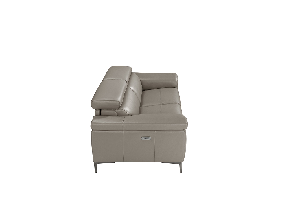 2-Sitzer-Sofa mit Lederpolsterung und Relax-Mechanismus