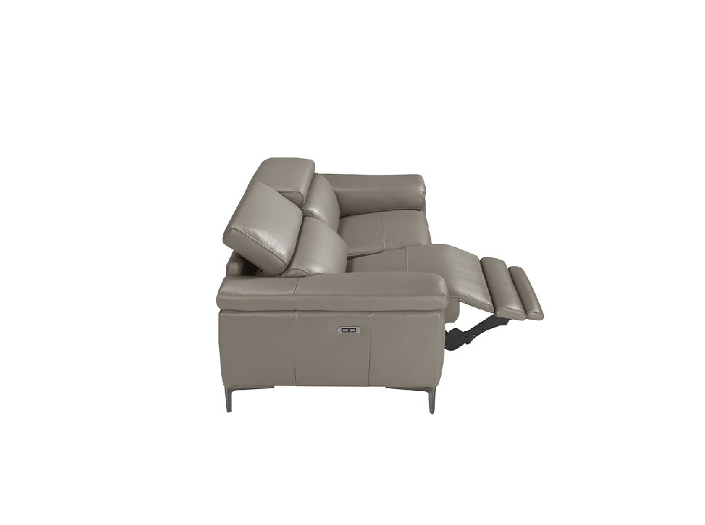 2-Sitzer-Sofa mit Lederpolsterung und Relax-Mechanismus