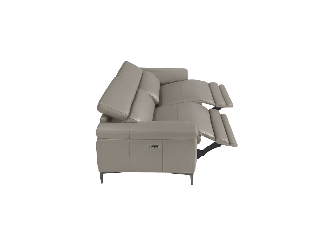 2-Sitzer-Sofa mit Lederpolsterung und Relax-Mechanismus