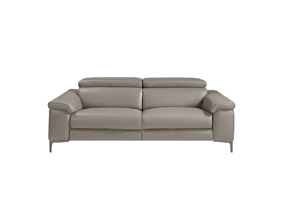 3-Sitzer-Sofa mit Lederbezug und Relax-Mechanismus