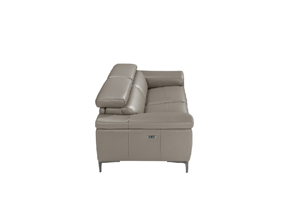 3-Sitzer-Sofa mit Lederbezug und Relax-Mechanismus