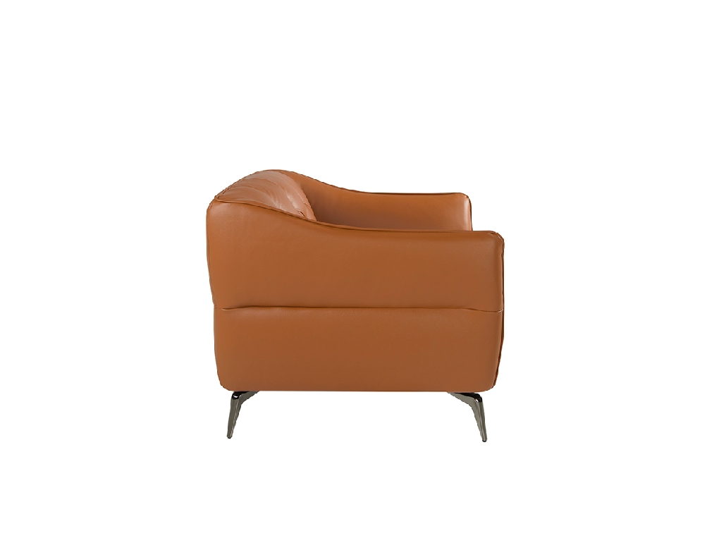 2-Sitzer Sofa mit Lederbezug