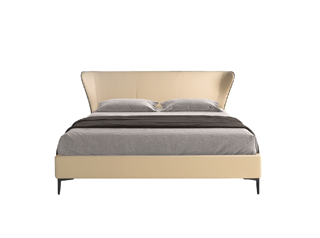 Cama polipiel color crema