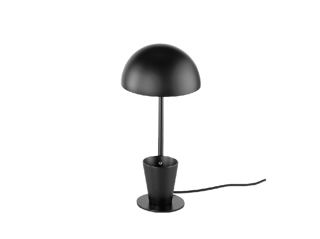 Table lamp in black steel