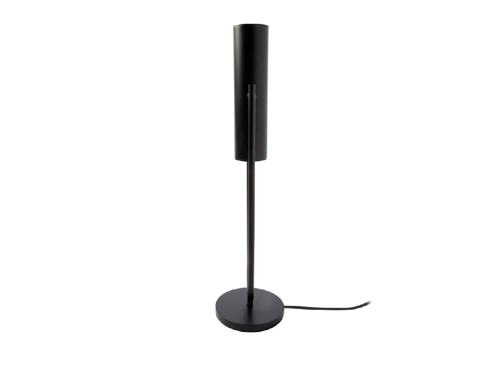 Table lamp in black stainless steel