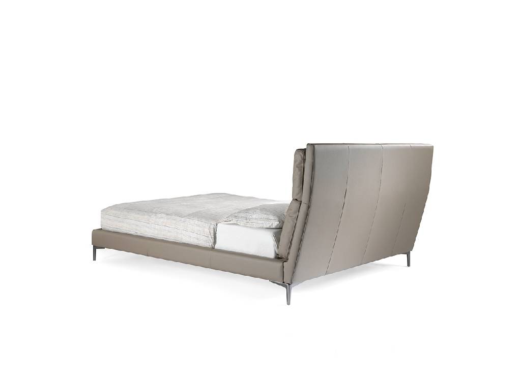 Upholstered bed with solid stainless steal frame Upholstered bed with solid stainless steal frame