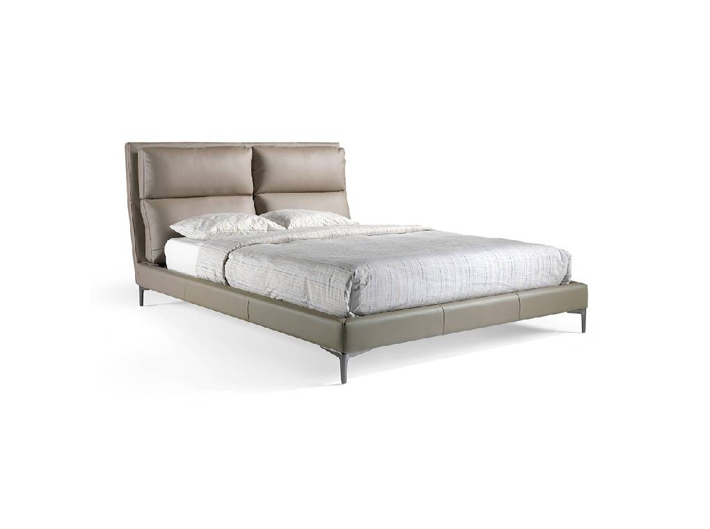 Upholstered bed with solid stainless steal frame Upholstered bed with solid stainless steal frame