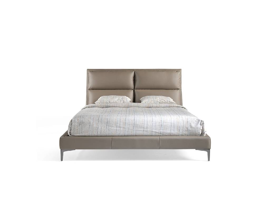 Upholstered bed with solid stainless steal frame Upholstered bed with solid stainless steal frame