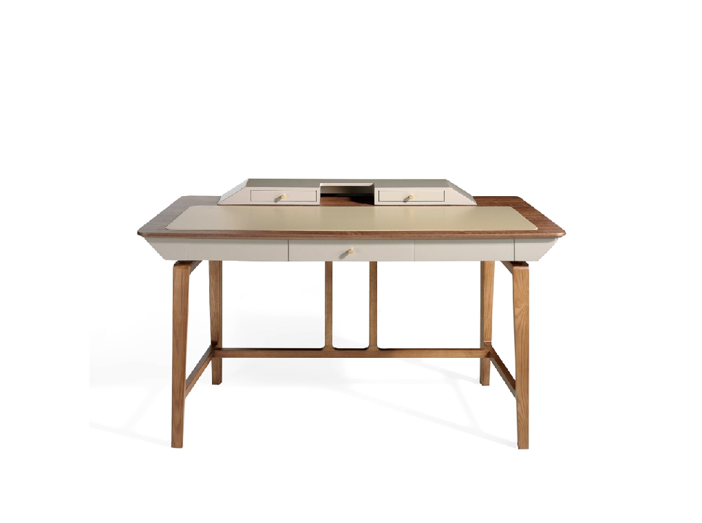 Solid wood walnut veneer desk Solid wood walnut veneer desk