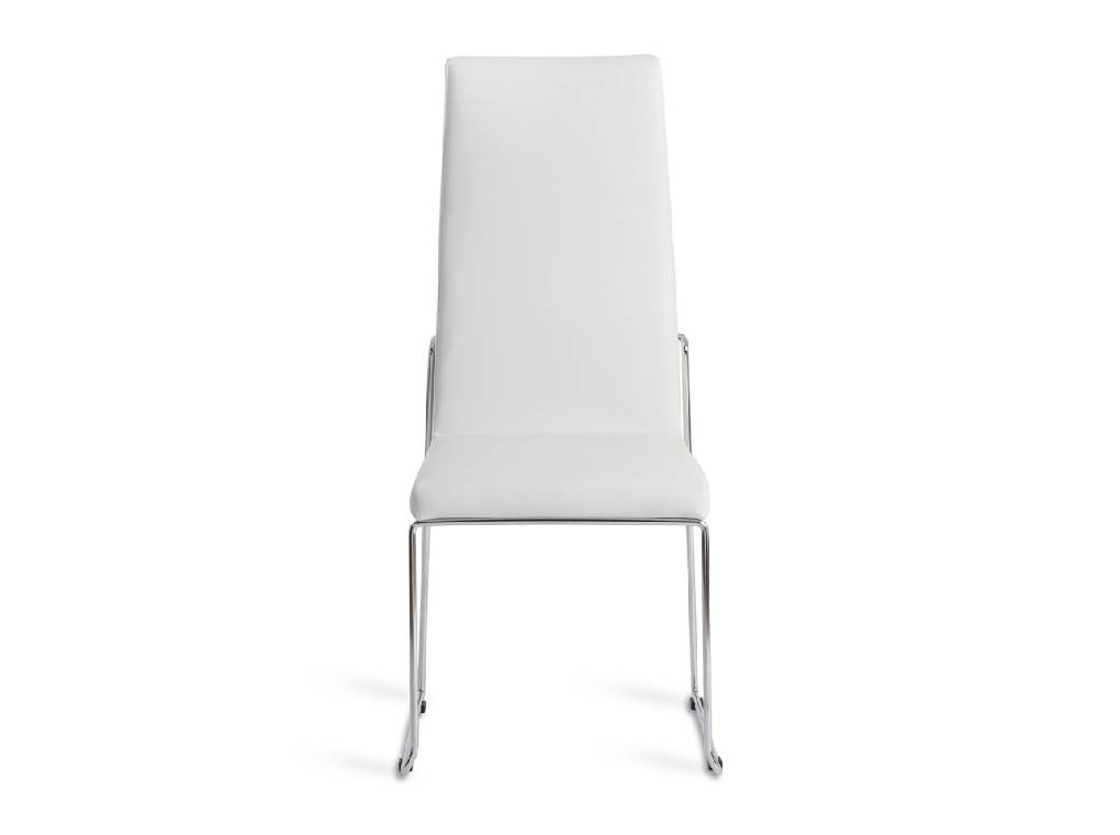 Upholstered chair with stainless steel frame. Upholstered chair with stainless steel frame.