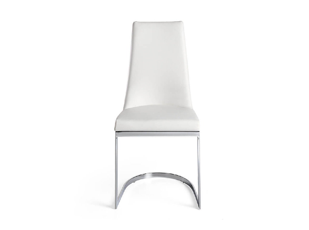 Upholstered chair with stainless steel frame. Upholstered chair with stainless steel frame.