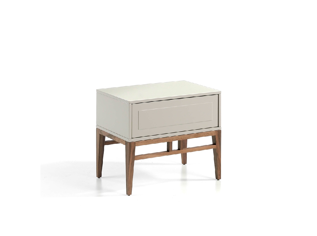 Niebla and Walnut wood nightstand