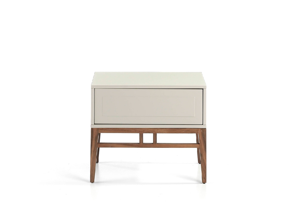 Niebla and Walnut wood nightstand