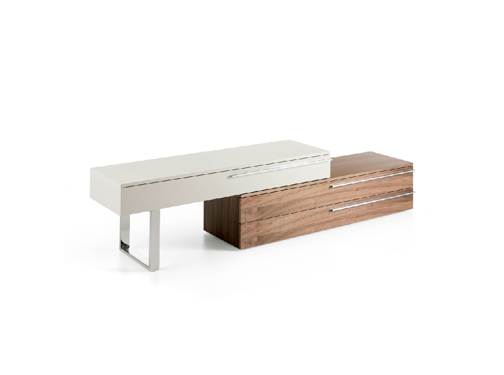 TV stand with leg and handles in stainless steel TV stand with leg and handles in stainless steel