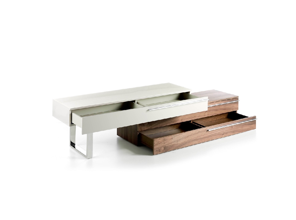 TV stand with leg and handles in stainless steel TV stand with leg and handles in stainless steel