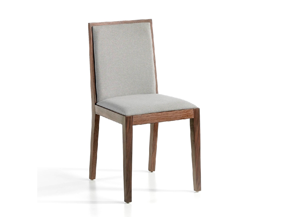 Walnut Wood And Upholstered In Fabric, Upholstered Dining Room End Chairs Philippines
