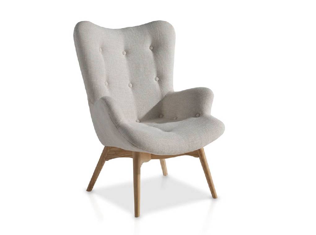 Sessel, Eschenholz, Sitzfläche gepolstert. Sessel, Eschenholz, Sitzfläche gepolstert.