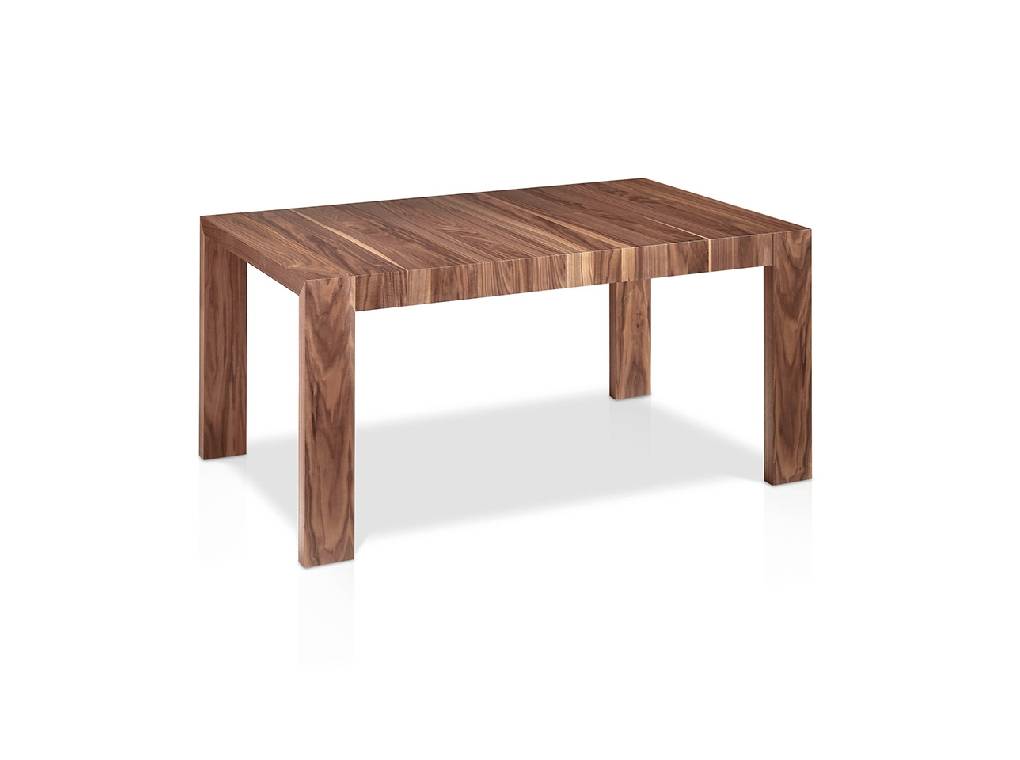 Deux Rallonges Plaqué Noyer Extensible Table En Avec Massif Bois vm8nNOw0
