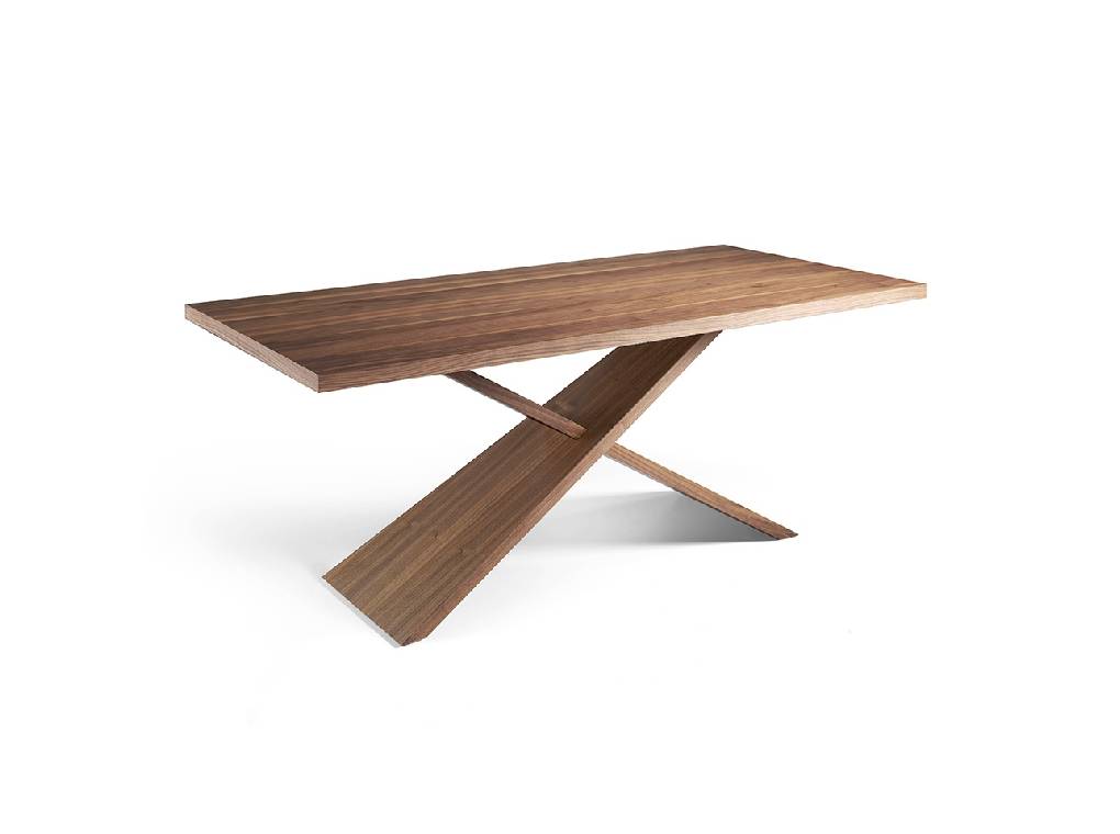 Solid Walnut wood dining table. Solid Walnut wood dining table.