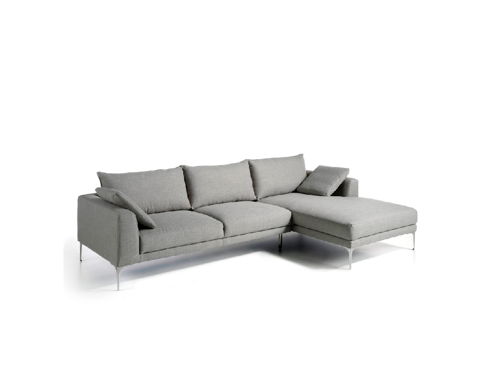 Chaise longue sofa upholstered in fabric Chaise longue sofa upholstered in fabric