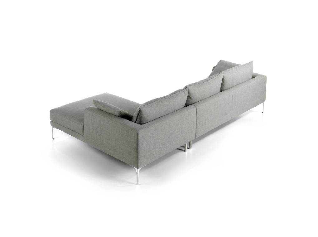 Chaise longue sofa upholstered in fabric Chaise longue sofa upholstered in fabric