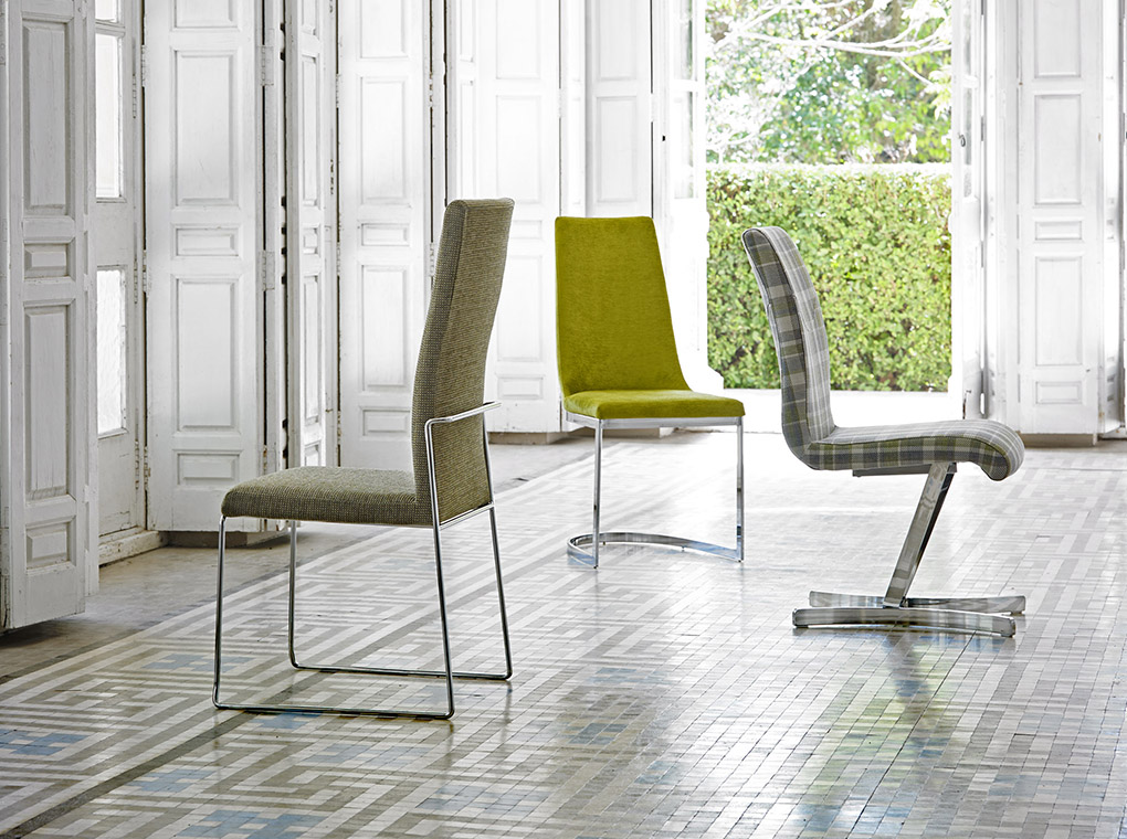 sillas de diseño tapizadas