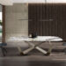mesa comedor mármol porcelánico Angel Cerdá