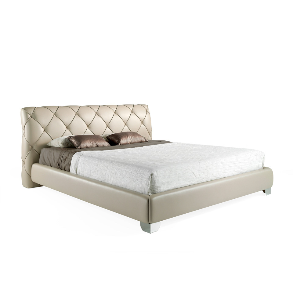 Cama tapizada polipiel