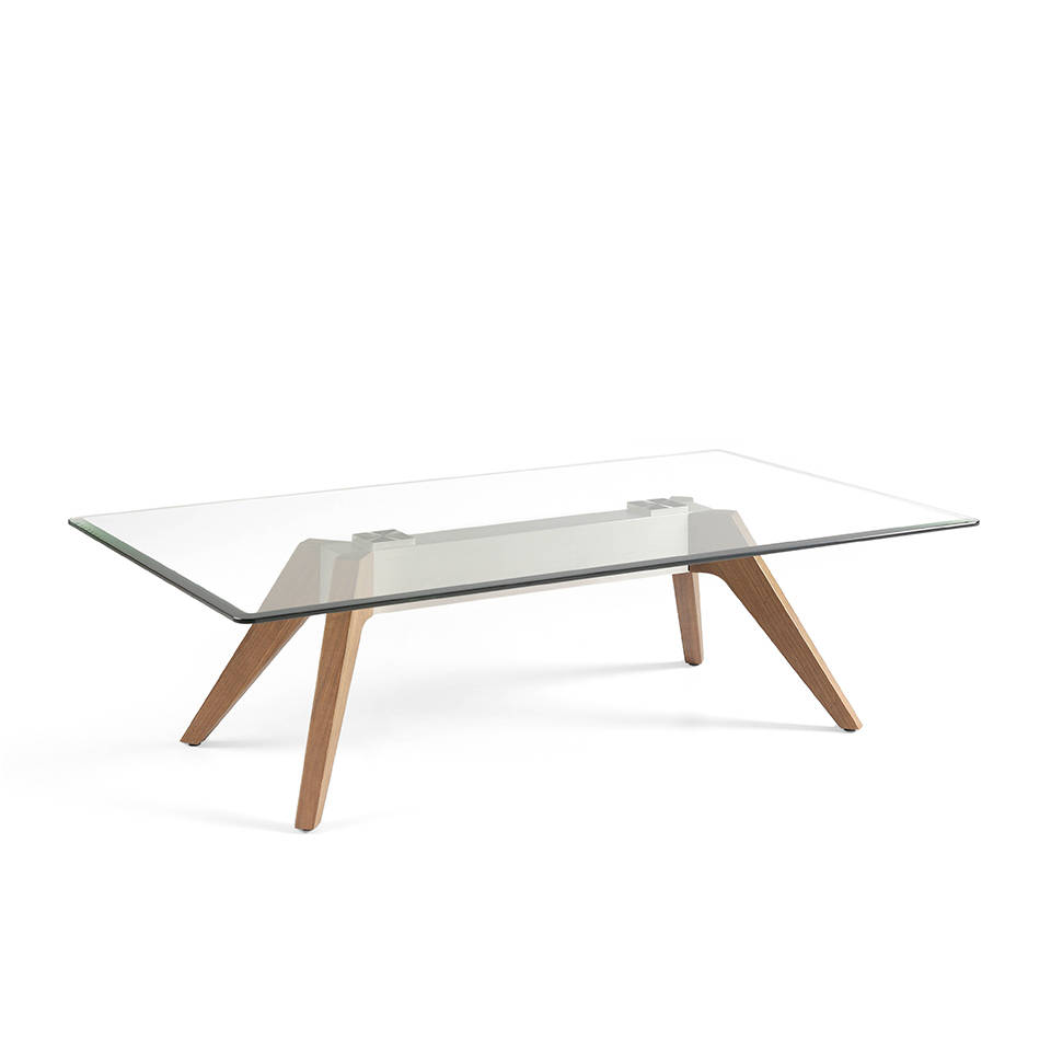 Coffee Table With Tempered Glass Tabletop Angel Cerd Sl